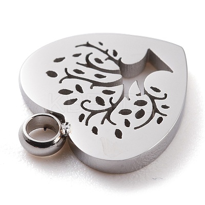 Non-Tarnish 304 Stainless Steel Charms LS-STAS-Y002-05P-1