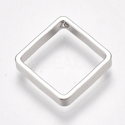 Brass Pendants KK-S350-164B-P-1