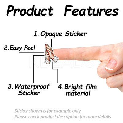 Self-Adhesive Paper Decorative Stickers DIY-WH0562-050-1