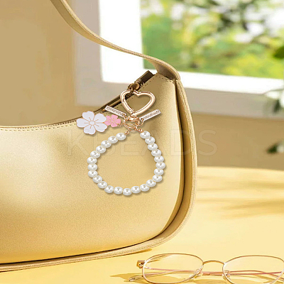 1Pc Alloy & Plastic Beads Pendant Decorations KEYC-LP0001-10-1