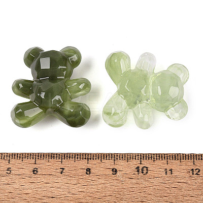 Opaque Acrylic Beads OACR-H038-25A-1