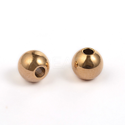 Ion Plating(IP) 304 Stainless Steel Spacer Beads STAS-G170-51G-1