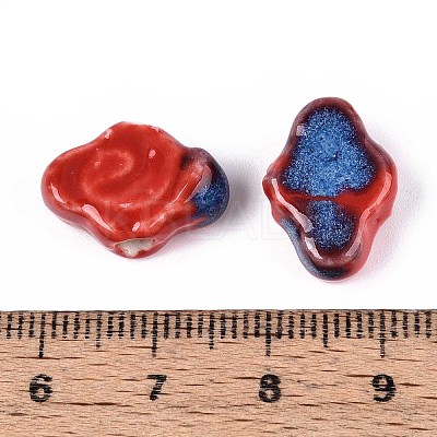 Handmade Porcelain Beads PORC-T133-30B-1