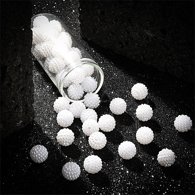 50Pcs Imitation Pearl Acrylic Beads OACR-YW0001-11B-1