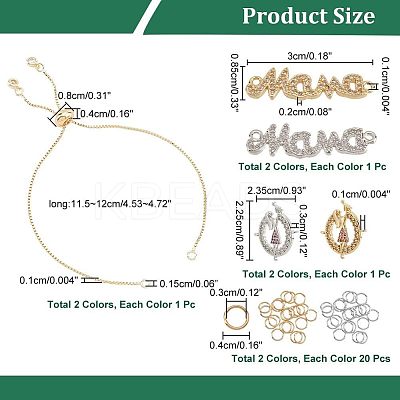 DIY Mother's Day Bracelet Making Kit DIY-NB0007-69-1