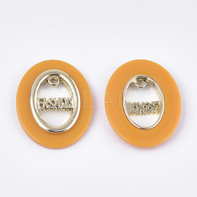 Opaque Acrylic Pendants MACR-T031-03-M-1