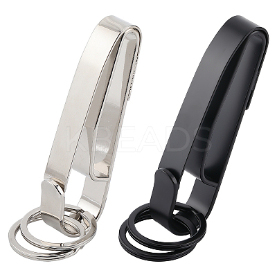2 Sets 2 Colors Belt Loop Keychain Chip KEYC-CP0001-23-1