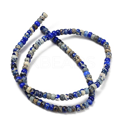 Dyed Natural Imperial Jasper Beads Strands G-P600-A01-01B-1