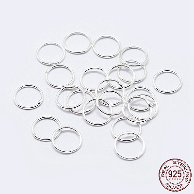925 Sterling Silver Soldered Closed Jump Rings LS-STER-F036-03S-0.8x5-1