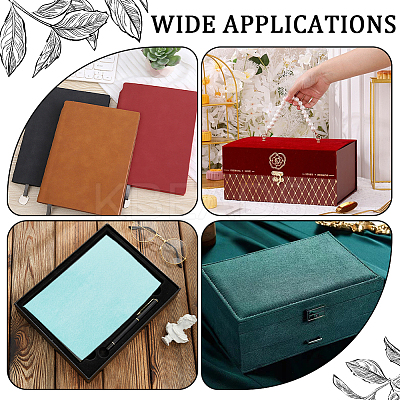 Faux Suede Book Covers DIY-WH0349-138G-1