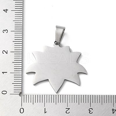Non-Tarnish 201 Stainless Steel Pendants STAS-D041-16P-1