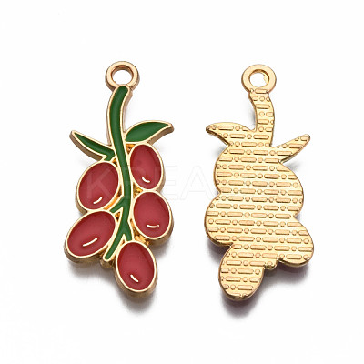 Alloy Enamel Pendants ENAM-T011-101-NR-1