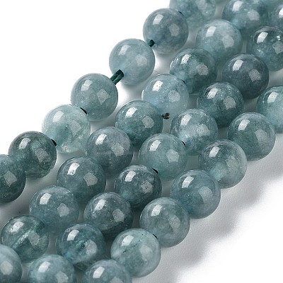 Dyed Natural Malaysia Jade Beads Strands G-G021-01A-01-1