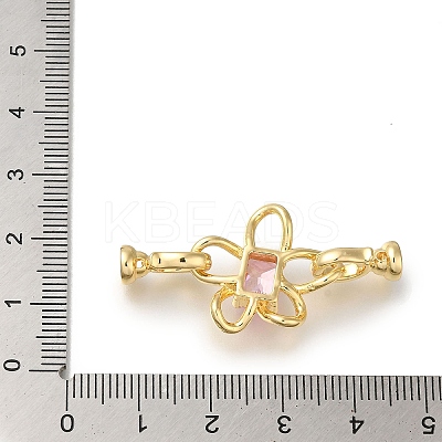 Brass Fold Over Clasps KK-H480-24G-1