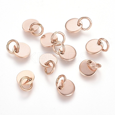 Ion Plating(IP) 304 Stainless Steel Charms STAS-I124-01A-RG-1