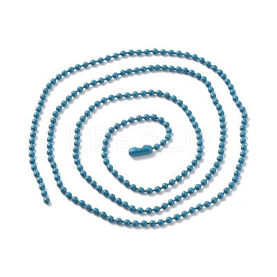 Iron Ball Bead Chains CH-E002-2.4mm-Y03A-1
