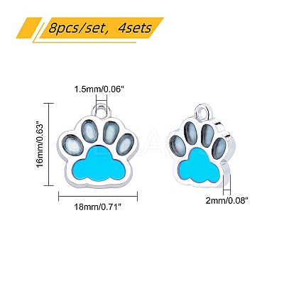 Zinc Alloy Enamel Pendants ENAM-PH0001-47-RS-1