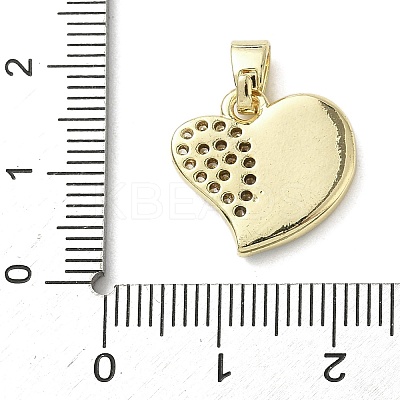 Brass Micro Pave Cubic Zirconia Enamel Pendants LS-KK-L248-20G-1