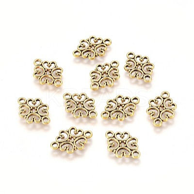 Tibetan Style Links connectors X-TIBEP-S005-AG-FF-1