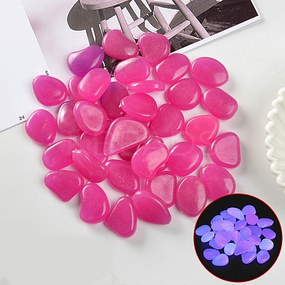 Resin Luminous Glow in the Dark Pebbles Stone PW-WG30806-05-1