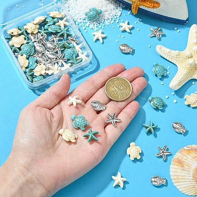 Ocean Theme Jewelry Making Findings Beads Kits DIY-YW0011-22B-1