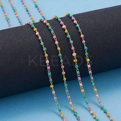 3.28 Feet 304 Stainless Steel Enamel Twisted Chains X-STAS-R100-40A-1