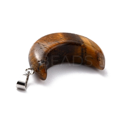 Natural Tiger Eye Pendants G-Z022-02E-1
