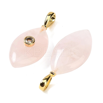 Natural Rose Quartz Pendants GG-CBA1AE1-02G-04-1