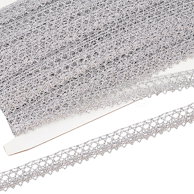 Filigree Corrugated Lace Ribbon OCOR-WH0080-66B-01-1