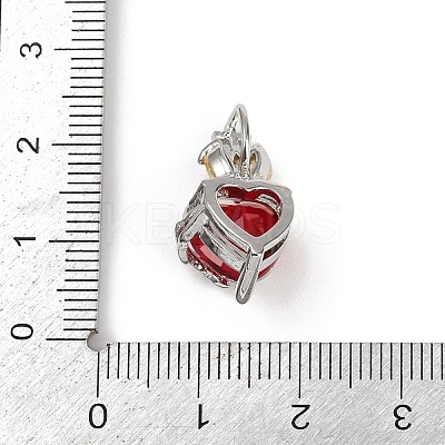 Brass Glass Pendants KK-R226-03P-02-1