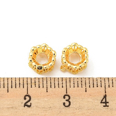 Brass Beads KK-Q809-29G-1