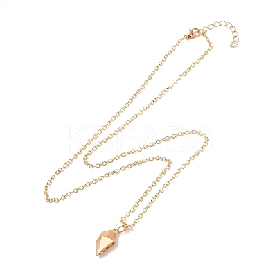 Rack Plating Alloy Heart Pendant Necklaces Sets LS-NJEW-B081-07A-1