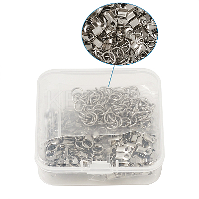 304 Stainless Steel Jewelry Findings Sets STAS-TA0004-07-1