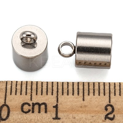 Tarnish Resistant 304 Stainless Steel Cord Ends STAS-E020-7-1
