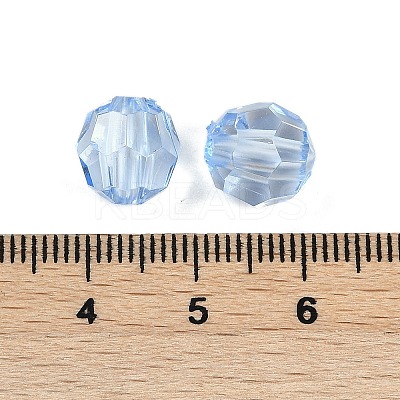 Transparent Acrylic Beads OACR-Q015-02D-1