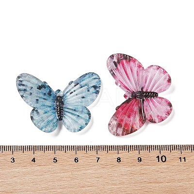Transparent Acrylic Pendants MACR-K358-36B-1