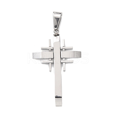 304 Stainless Steel Big Pendants STAS-G377-01P-1
