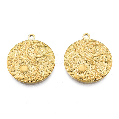 201 Stainless Steel Pendants STAS-N098-168LG-1