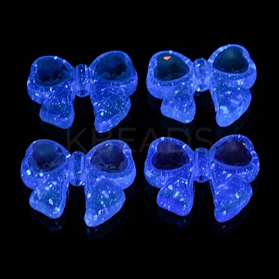 Luminous Transparent Acrylic Beads MACR-F080-07-1