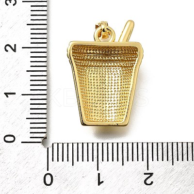 Brass Enamel Pendants X-KK-Z093-10G-1