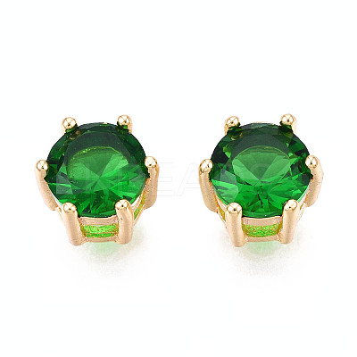 Brass Inlaid Cubic Zirconia Charms KK-N216-346C-1