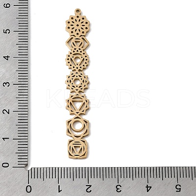 304 Stainless Steel Big Pendants STAS-H247-15G-1