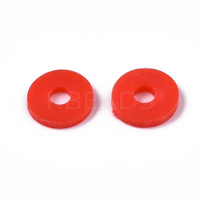 Handmade Polymer Clay Beads Strands CLAY-R089-6mm-T02B-16-1