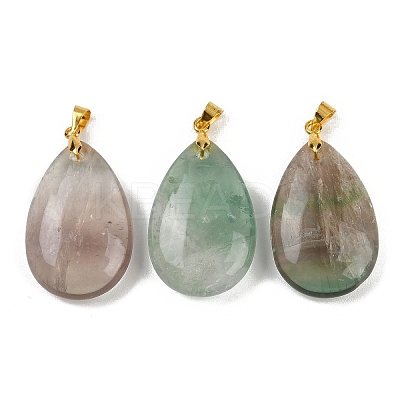 Natural Fluorite Pendants G-I387-03C-G-1