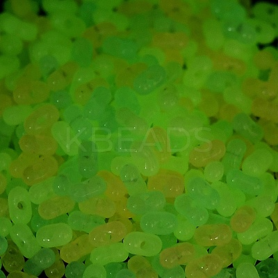 Luminous Transparent Acrylic Beads LACR-D009-01C-1