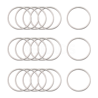 Tarnish Resistant 304 Stainless Steel Linking Ring STAS-T047-15A-1