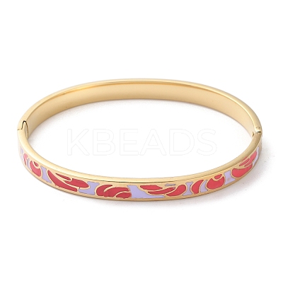 304 Stainless Steel Hinged Bangles for Women LS-BJEW-K263-04G-01-1