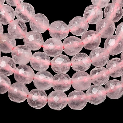 Natural Rose Quartz Gemstone Beads GSF4mmC034-1