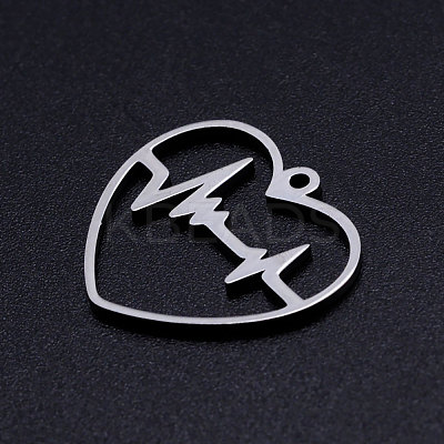 Non-Tarnish 201 Stainless Steel Filigree Pendants LS-STAS-Q201-JN326-1-1