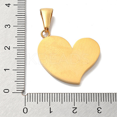 Ion Plating(IP) 304 Stainless Steel Enamel Pendants STAS-Z098-46G-1